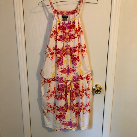 Bisou Bisou Dresses & Skirts - Bisou Bisou Halter Top Mid-Length Dress